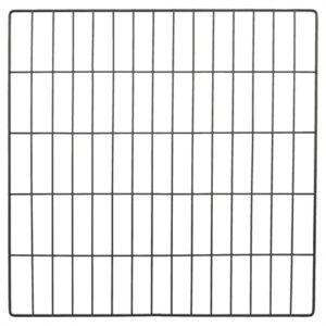 Trixie uitbreiding ren met afdekking metaal zwart 38 x 38 cm – 4 elementen - Afbeelding 4