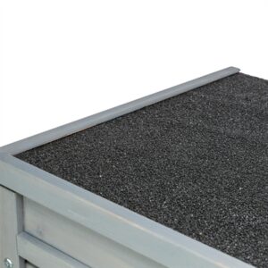 Trixie knaagdierhuis grijs 60 x 50 x 47 cm – opklapbaar dak, deurklep - Afbeelding 7
