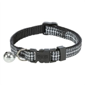 Trixie kattenhalsband hanenpootmotief assorti 20-30 x 1 cm – met belletje - Afbeelding 5