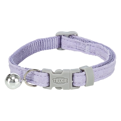 Trixie kattenhalsband geblokt motief assorti 20-30 x 1 cm – pastelkleuren
