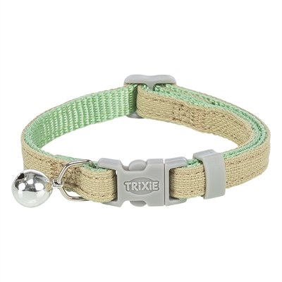 Trixie kattenhalsband katoenlook assorti 20-30 x 1 cm – effen kleuren