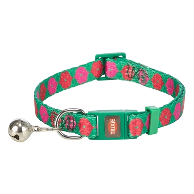 Trixie kattenhalsband Flower Power assorti 19-31 x 1 cm – met belletje