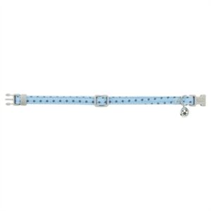 Trixie kattenhalsband stippenmotief blauw 20-30 x 1 cm – met belletje - Afbeelding 4