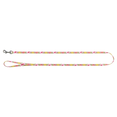 Trixie kattentuigje met riem bloemenmotief assorti 27-45 x 1 cm
