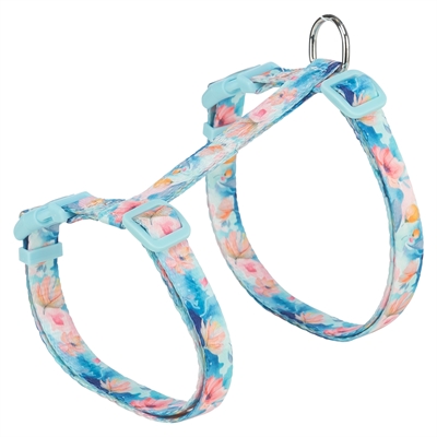 Trixie kattentuigje met riem Flower Power assorti 35-59 x 1,3 cm