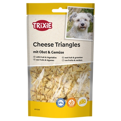 Trixie Cheese Triangles hondensnack met fruit en groenten 80 g