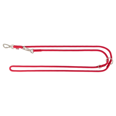 Trixie hondenriem Summit verstelbaar rond touw rood 200 x 0,9 cm