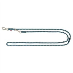 Trixie hondenriem Summit Reflect verstelbaar touw petrol/aqua 200 x 0,9 cm - Afbeelding 1