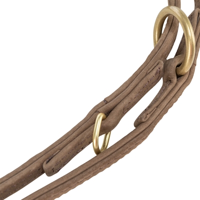 Trixie hondenriem Pure verstelbaar leer bruin 200 x 1 cm