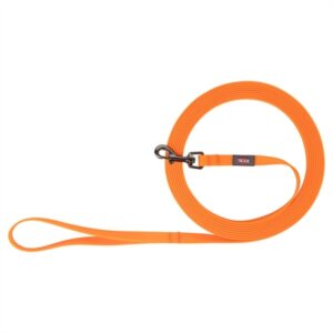 Trixie sleeplijn Easy Life oranje 5 m x 1,3 cm – waterafstotend, afwasbaar - Afbeelding 1