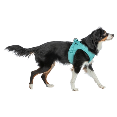 Trixie hondentuig Urbanvest mesh aqua S 45-48 x 2 cm