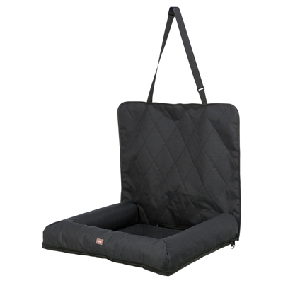 Trixie autostoel kussen zwart 61 x 50 x 10 cm – gevoerde randen