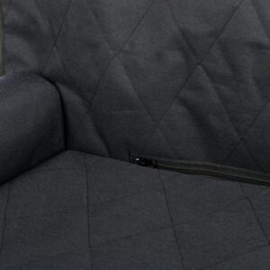 Trixie autostoel kussen zwart 61 x 50 x 10 cm – gevoerde randen - Afbeelding 6