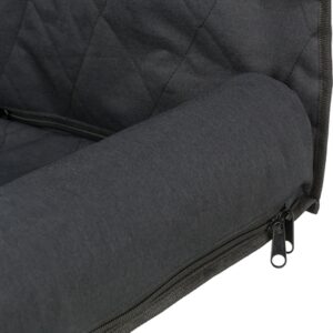 Trixie autostoel kussen zwart 61 x 50 x 10 cm – gevoerde randen - Afbeelding 7