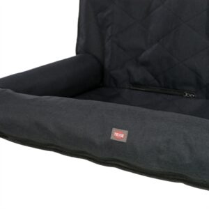 Trixie autostoel kussen dubbel zwart 95 x 50 x 10 cm – hoge randen - Afbeelding 7