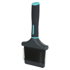 Zolux Anah slickerborstel dubbelzijdig buigbaar L 9,5 x 4 x 21,5 cm - Afbeelding 1
