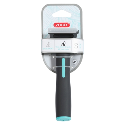 Zolux Anah Carding Super Brush S 5 x 2,5 x 15 cm – zwart/blauw