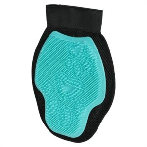 Zolux Anah verzorgingshandschoen 2-in-1 dubbelzijdig TPR/polyester - Afbeelding 1