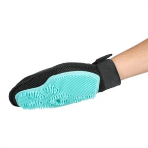Zolux Anah verzorgingshandschoen 2-in-1 dubbelzijdig TPR/polyester - Afbeelding 6