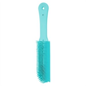 Zolux Anah textielborstel rubber 4,5 x 3 x 27 cm – blauw, tegen dierenharen - Afbeelding 5