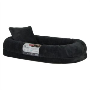 Zolux Expert hondenmand Gaia ovaal grijs 90 x 51 x 17 cm – met kussen - Afbeelding 1