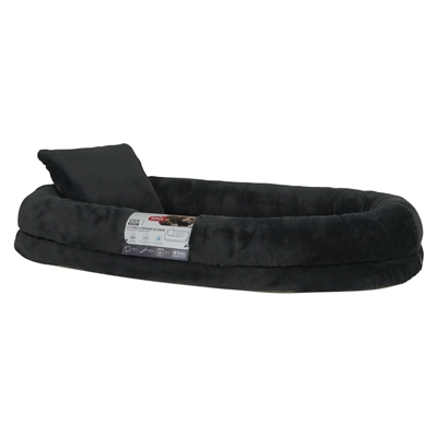 Zolux Expert hondenmand Gaia ovaal grijs 110 x 60,5 x 17 cm – met kussen
