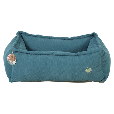 Zolux hondenmand Toscane ribfluweel blauw 75 x 55 x 25 cm