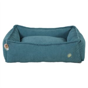 Zolux hondenmand Toscane ribfluweel blauw 95 x 76 x 29 cm - Afbeelding 1