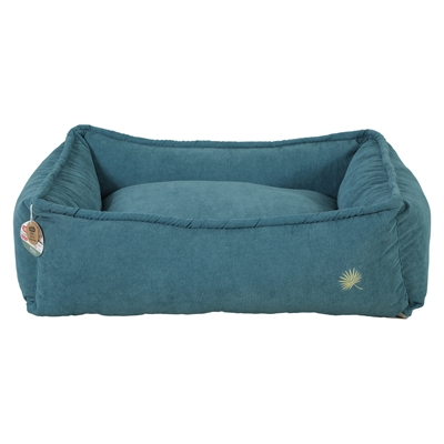 Zolux hondenmand Toscane ribfluweel blauw 95 x 76 x 29 cm