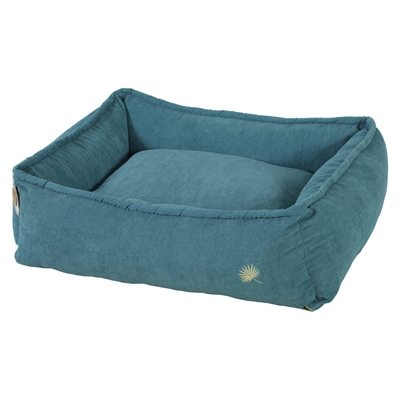 Zolux hondenmand Toscane ribfluweel blauw 95 x 76 x 29 cm
