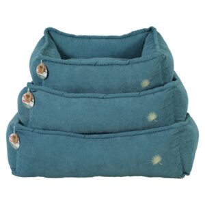 Zolux hondenmand Toscane ribfluweel blauw 95 x 76 x 29 cm - Afbeelding 6
