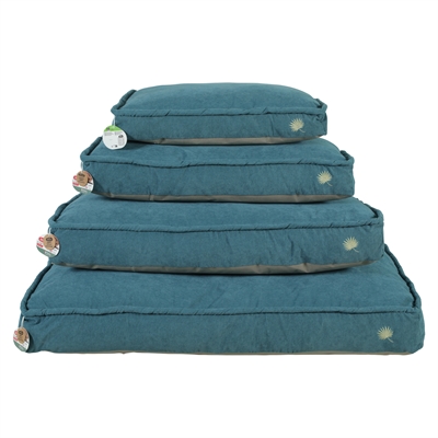 Zolux hondenkussen Toscane ribfluweel blauw 92 x 60 x 16 cm