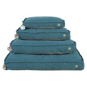 Zolux hondenkussen Toscane ribfluweel blauw 110 x 70 x 20 cm - Afbeelding 5