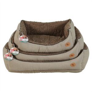 Zolux hondenmand Billy bruin 73 x 60 x 27 cm – pluche binnenzijde - Afbeelding 5