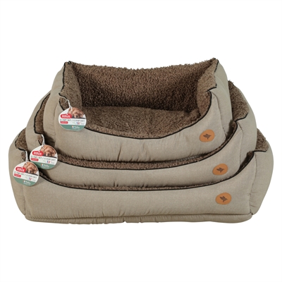 Zolux hondenmand Billy bruin 73 x 60 x 27 cm – pluche binnenzijde