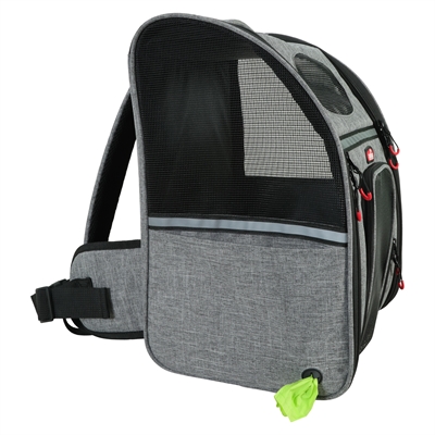 Zolux kattentas rugtas grijs/zwart tot 8 kg – 30 x 25,5 x 42 cm