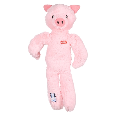 Zolux Furry Farm varken Jason pluche met touw roze 34 cm – hondenspeeltje
