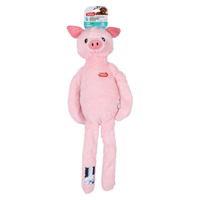 Zolux hondenknuffel Furry Farm varken Jason roze 60 x 23,5 x 9 cm