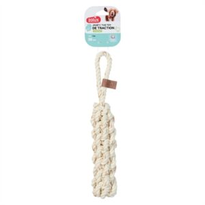Zolux flostouw stam met greep Leather Touch 37 cm – katoen en rundleer - Afbeelding 4
