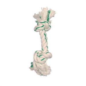 Zolux flostouw met muntsmaak 16 cm – katoenen kauwtouw voor honden - Afbeelding 1