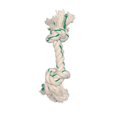 Zolux flostouw met muntsmaak 16 cm – katoenen kauwtouw voor honden