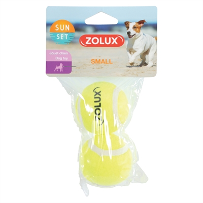 Zolux hondenbal Sunset tennisbal 5 cm – 2 stuks
