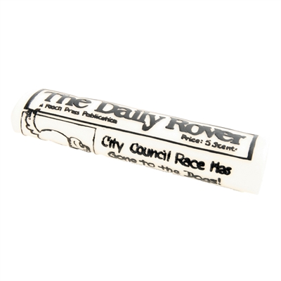 Zolux hondenspeeltje krant van vinyl 16 x 4 x 3 cm – met pieper