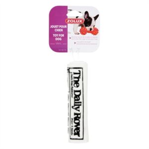 Zolux hondenspeeltje krant van vinyl 16 x 4 x 3 cm – met pieper - Afbeelding 4
