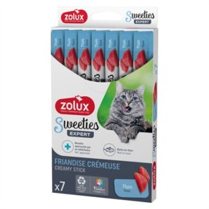 Zolux Sweeties Expert Creamy Stick tonijn 7 x 14 g – kattensnack - Afbeelding 4