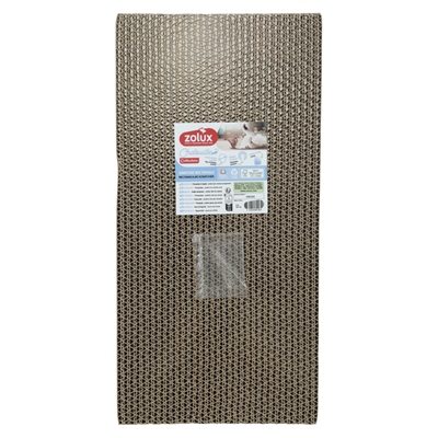 Zolux krabplank van karton assorti 45 x 22 x 4 cm – met catnip