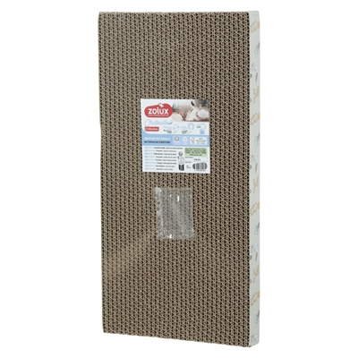 Zolux krabplank van karton assorti 45 x 22 x 4 cm – met catnip