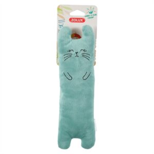 Zolux Ethicat kattenspeeltje Bigcat bladmotief groen 25 cm – met catnip - Afbeelding 5