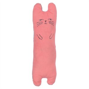Zolux Ethicat kattenspeeltje Bigcat bloemmotief roze 25 cm – met catnip - Afbeelding 1