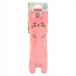 Zolux Ethicat kattenspeeltje Bigcat bloemmotief roze 25 cm – met catnip - Afbeelding 5